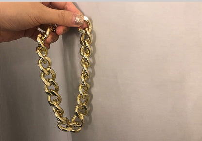 Heavy Metal Chain Choker Necklace - Montfash