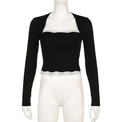 Lila Milkmaid Crop Top - Montfash
