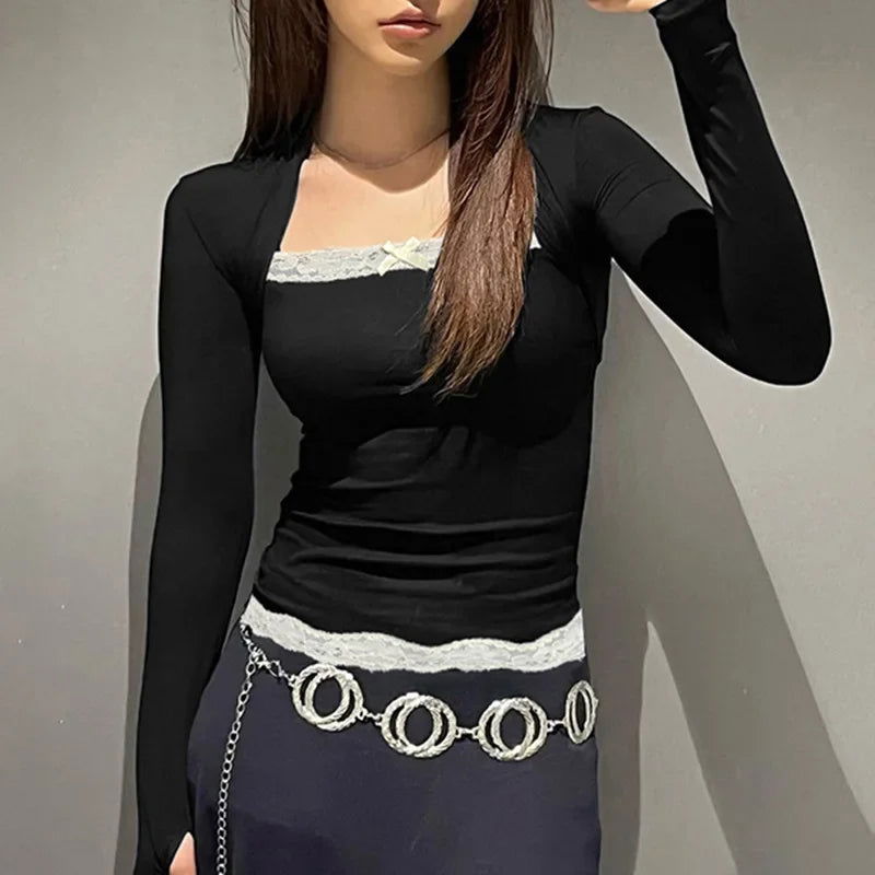 Lila Milkmaid Crop Top - Montfash