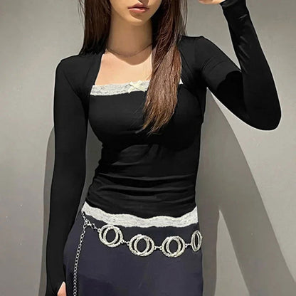 Lila Milkmaid Crop Top - Montfash