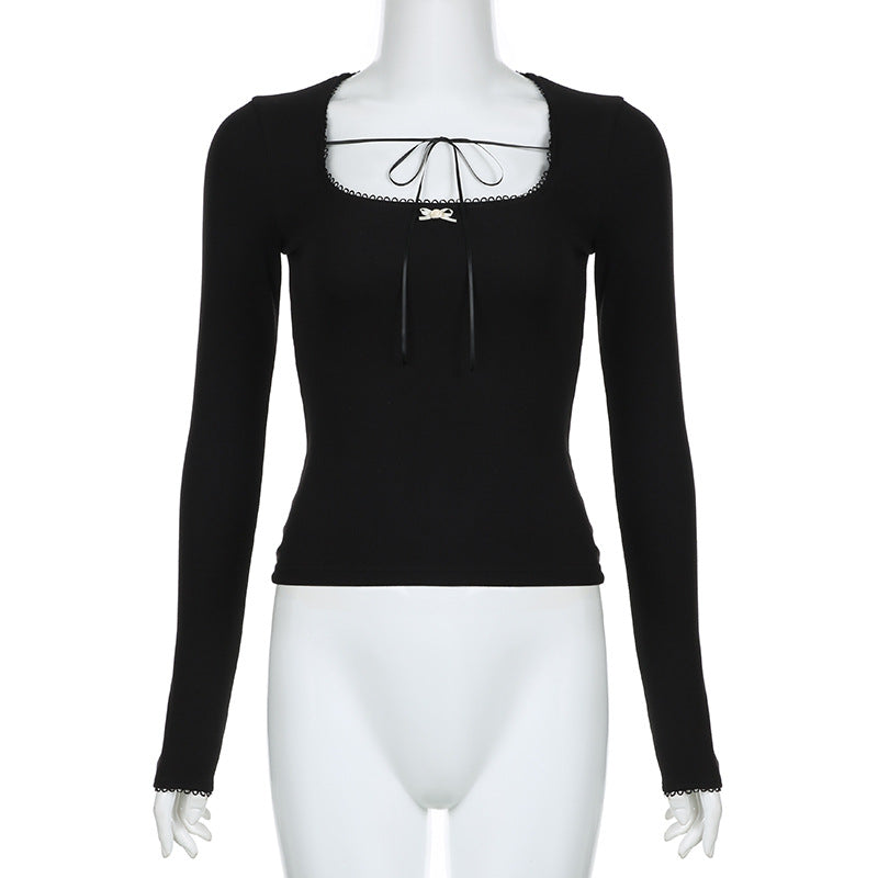 Lila Milkmaid Crop Top - Montfash