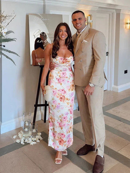 Luna Floral Maxi Dress - Montfash