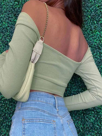Nina Heart Crop Top - Montfash