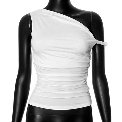 Nina Ruched Tank Top - Montfash