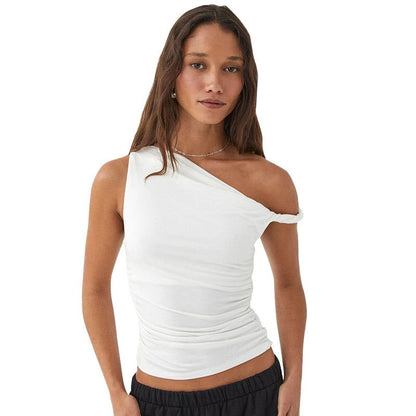 Nina Ruched Tank Top - Montfash