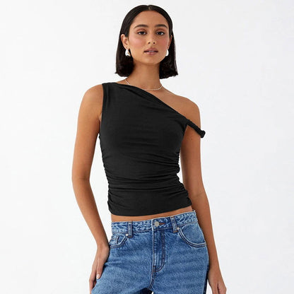 Nina Ruched Tank Top - Montfash