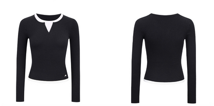 Azalea Double Long Sleeve Knit T-shirt