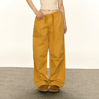 Autumn Retro Low Rise Cargo Pants