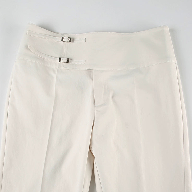 Adele Double-Belt Trousers