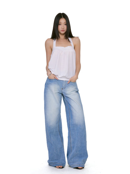 Isla Pleated Halter Top
