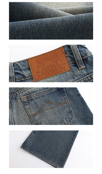 Mary Vintage Blue Washed Jeans