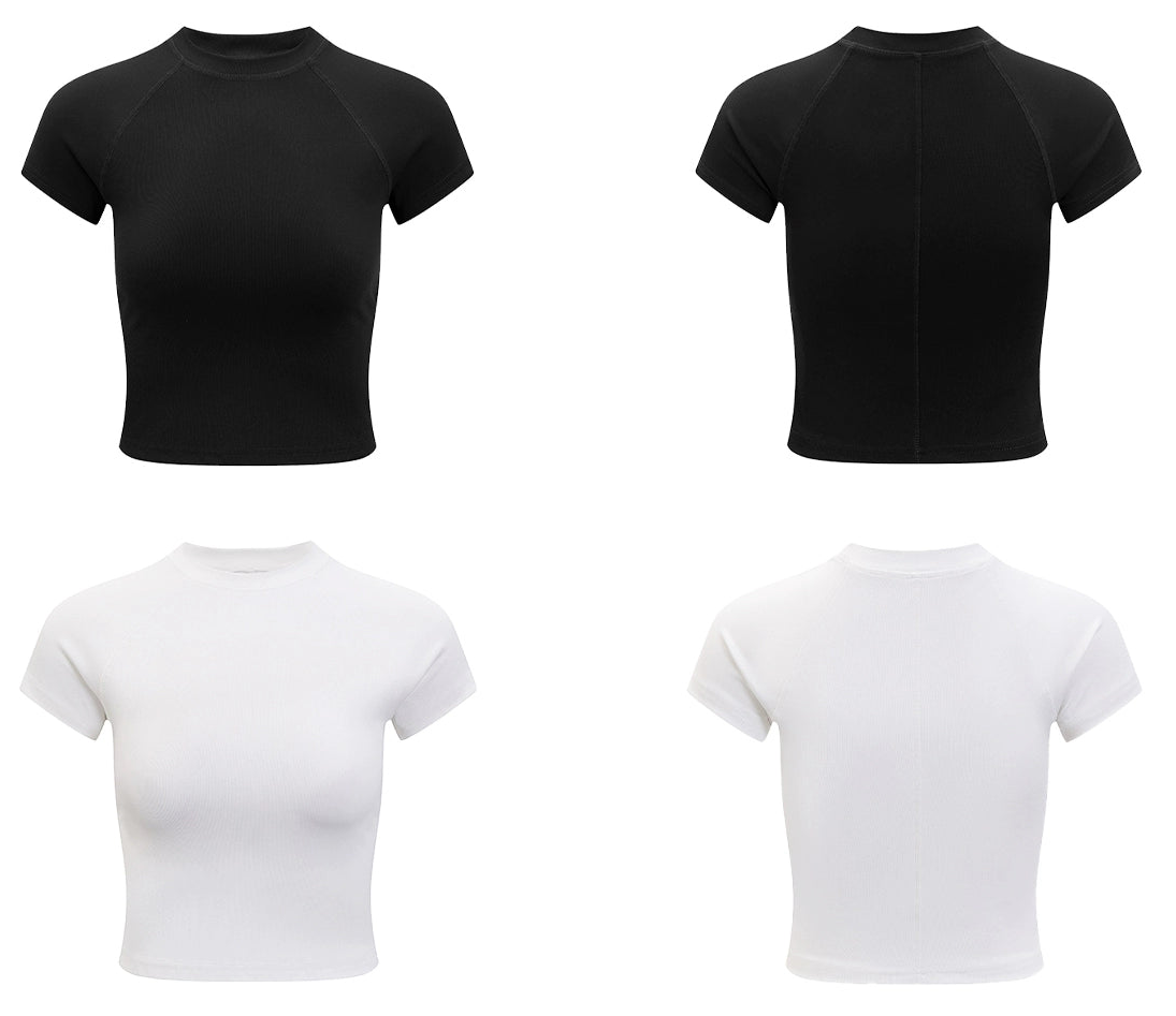 Lexi Solid Color Basic T-Shirt