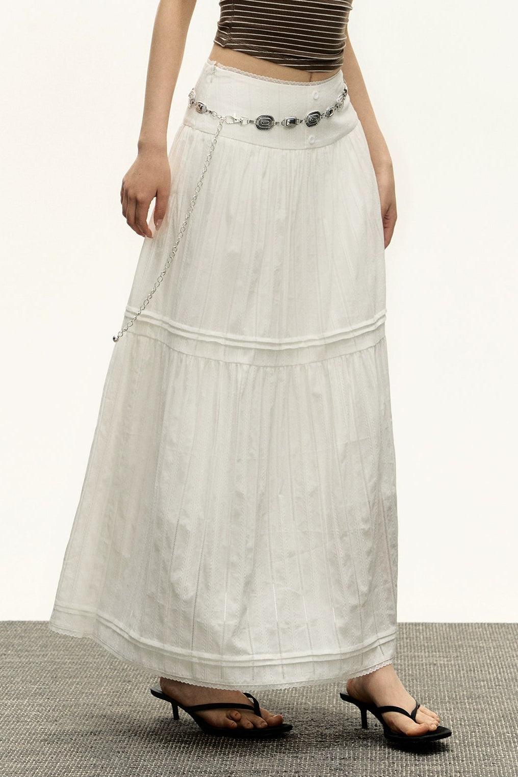 Arabella Retro Midi Skirt