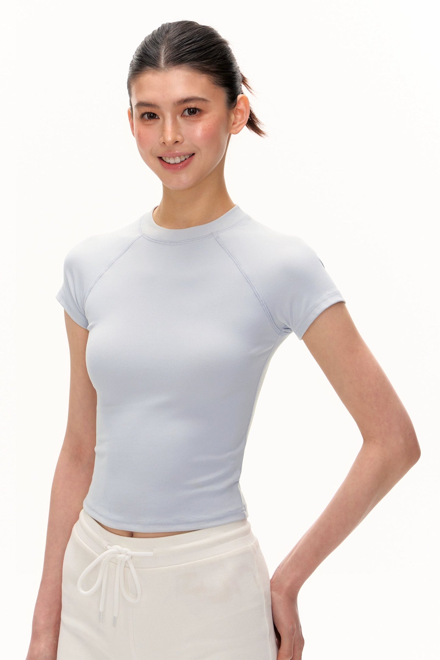 Lexi Solid Color Basic T-Shirt