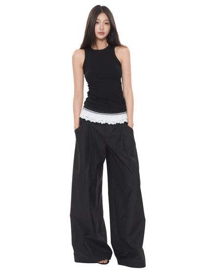 Lior Structured Wide-Leg Pants