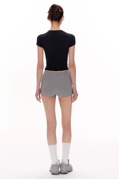 Lexi Solid Color Basic T-Shirt