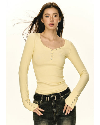 Isabella Retro Long Sleeve T-shirt