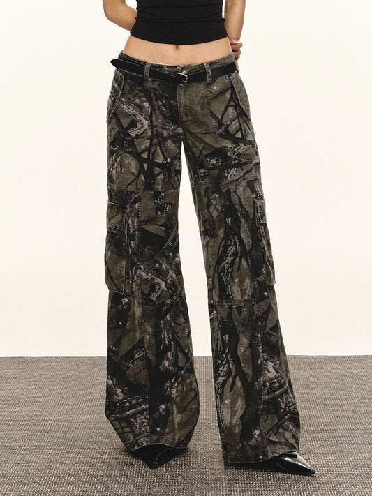 Carmen Vintage Camouflage Cargo Pants