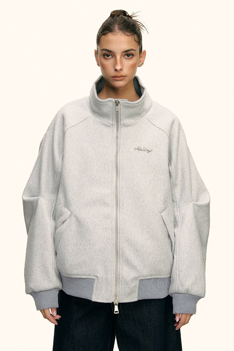 Lyra Soft High Collar Zip Jacket