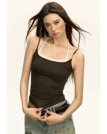 Amara Retro Halterneck Cami Top