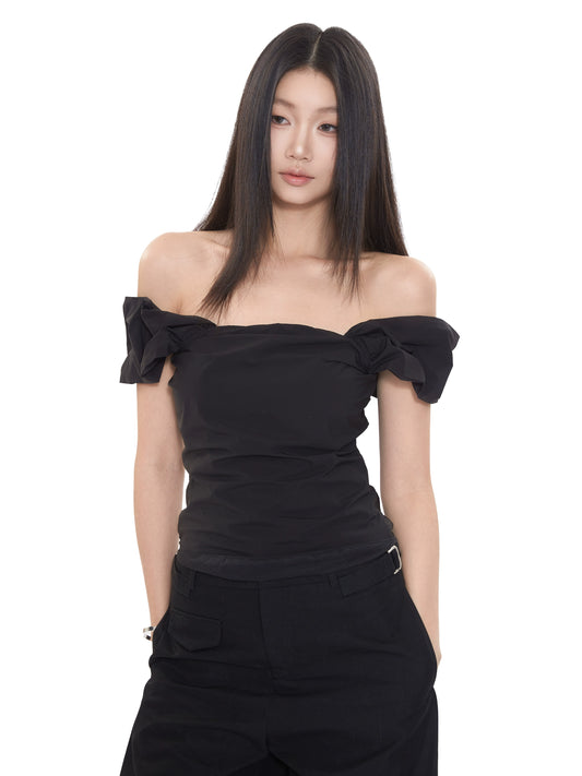 Vera Off-Shoulder Bow Top