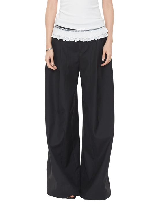 Lior Structured Wide-Leg Pants