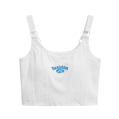 Skyline Sporty Cropped Tank Top