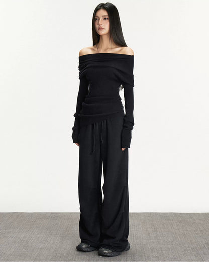 Anna Asymmetrical Knit Sweater