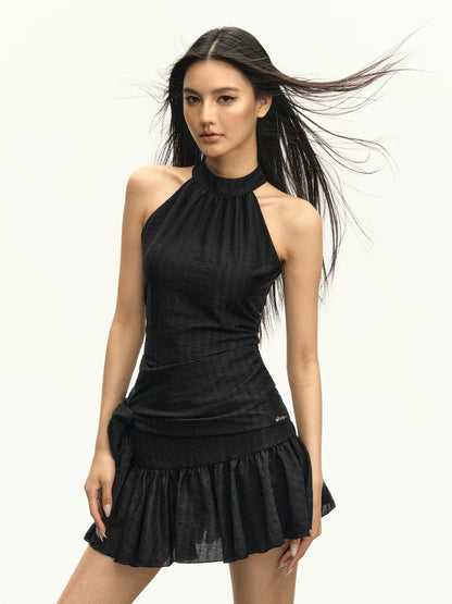 Katalina Bow Sleeveless Mini Dress