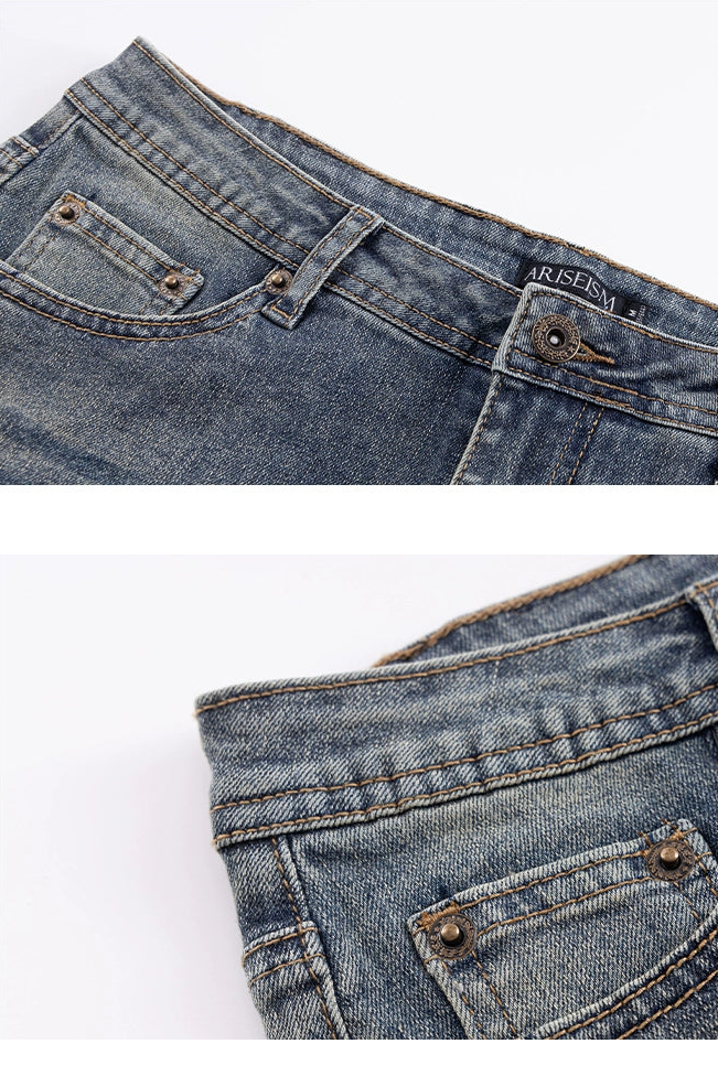 Yara Low Rise Denim Shorts