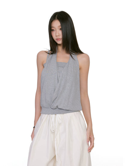 Isolde Draped Layered Tank