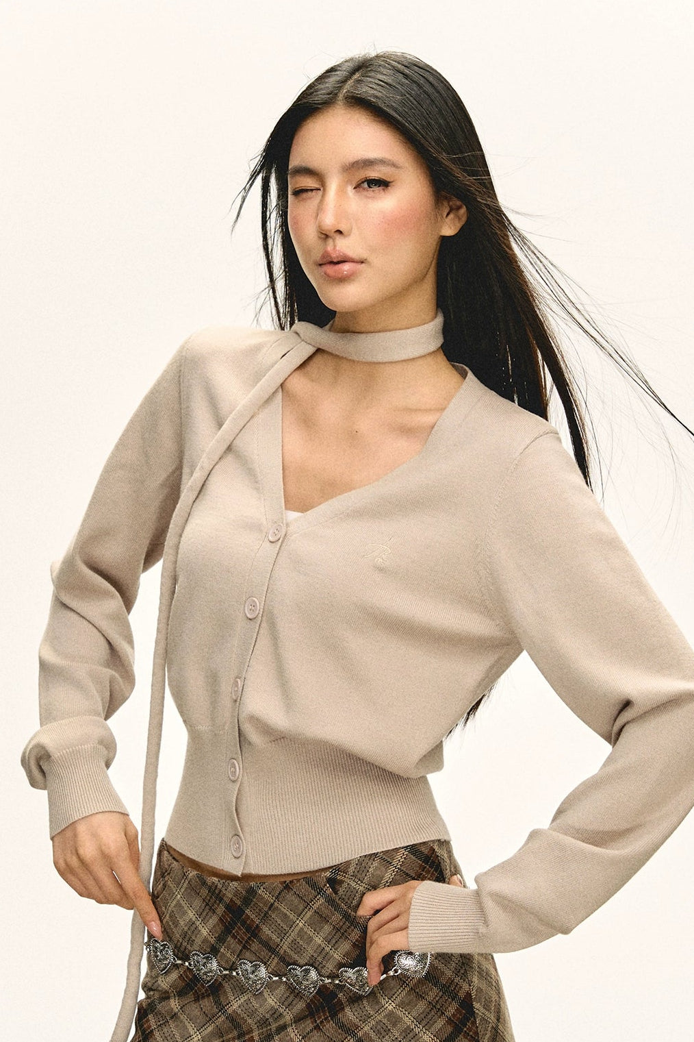 Melissa V Knit Cardigan