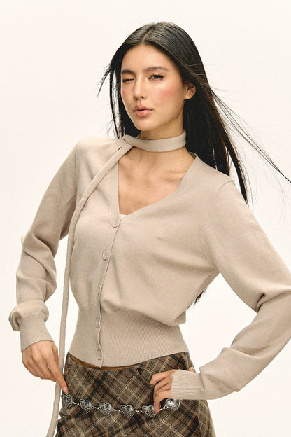 Melissa V Knit Cardigan