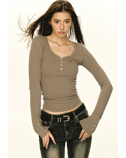 Isabella Retro Long Sleeve T-shirt