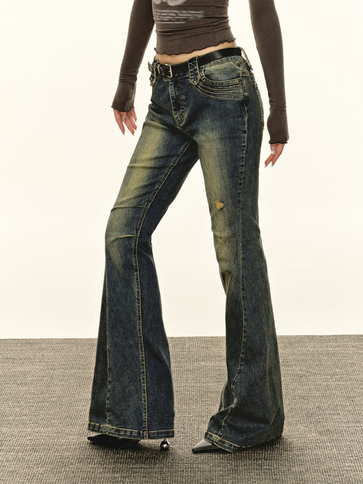 Jayla Retro Micro Flared Jeans