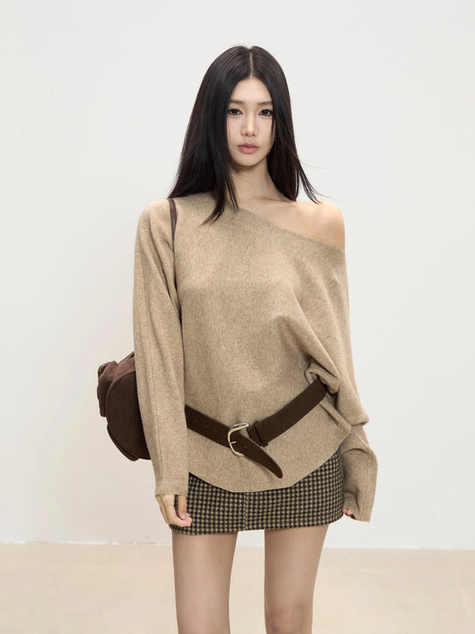 Arden Off-Shoulder Knit Sweater