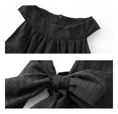 Katalina Bow Sleeveless Mini Dress