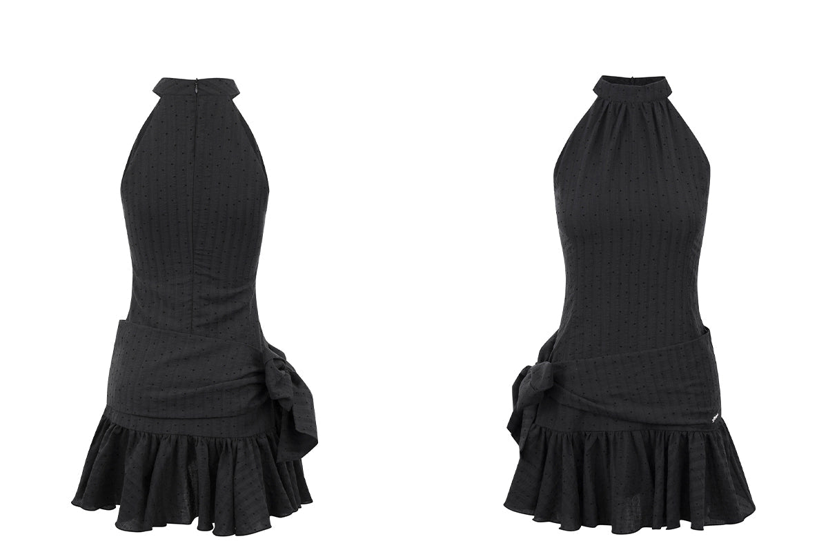 Katalina Bow Sleeveless Mini Dress