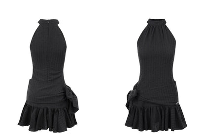 Katalina Bow Sleeveless Mini Dress