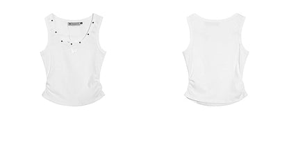 Luxe Butterfly Studded Tank Top