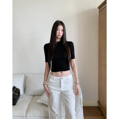 Eunji Ribbed Knit Top
