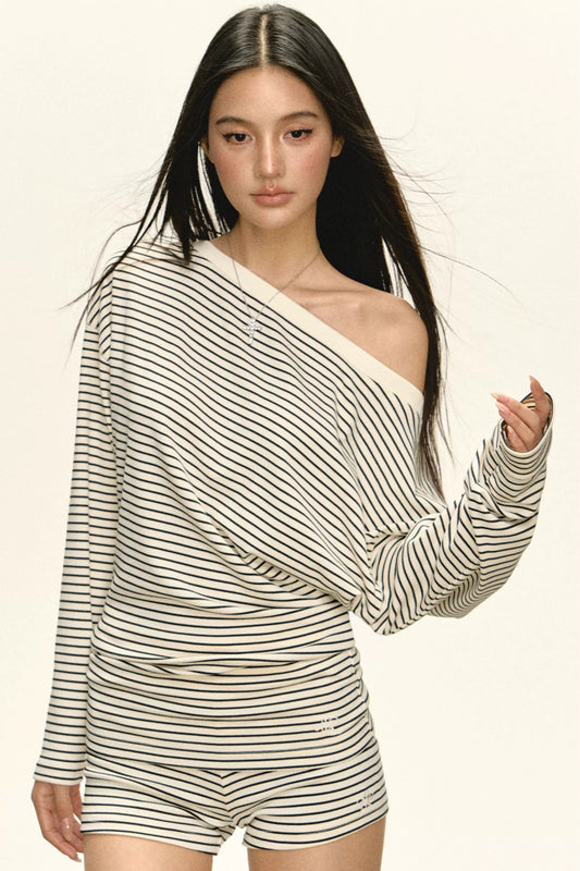 Della Long Sleeve Top/Shorts