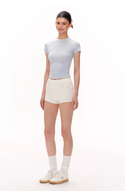 Lexi Solid Color Basic T-Shirt