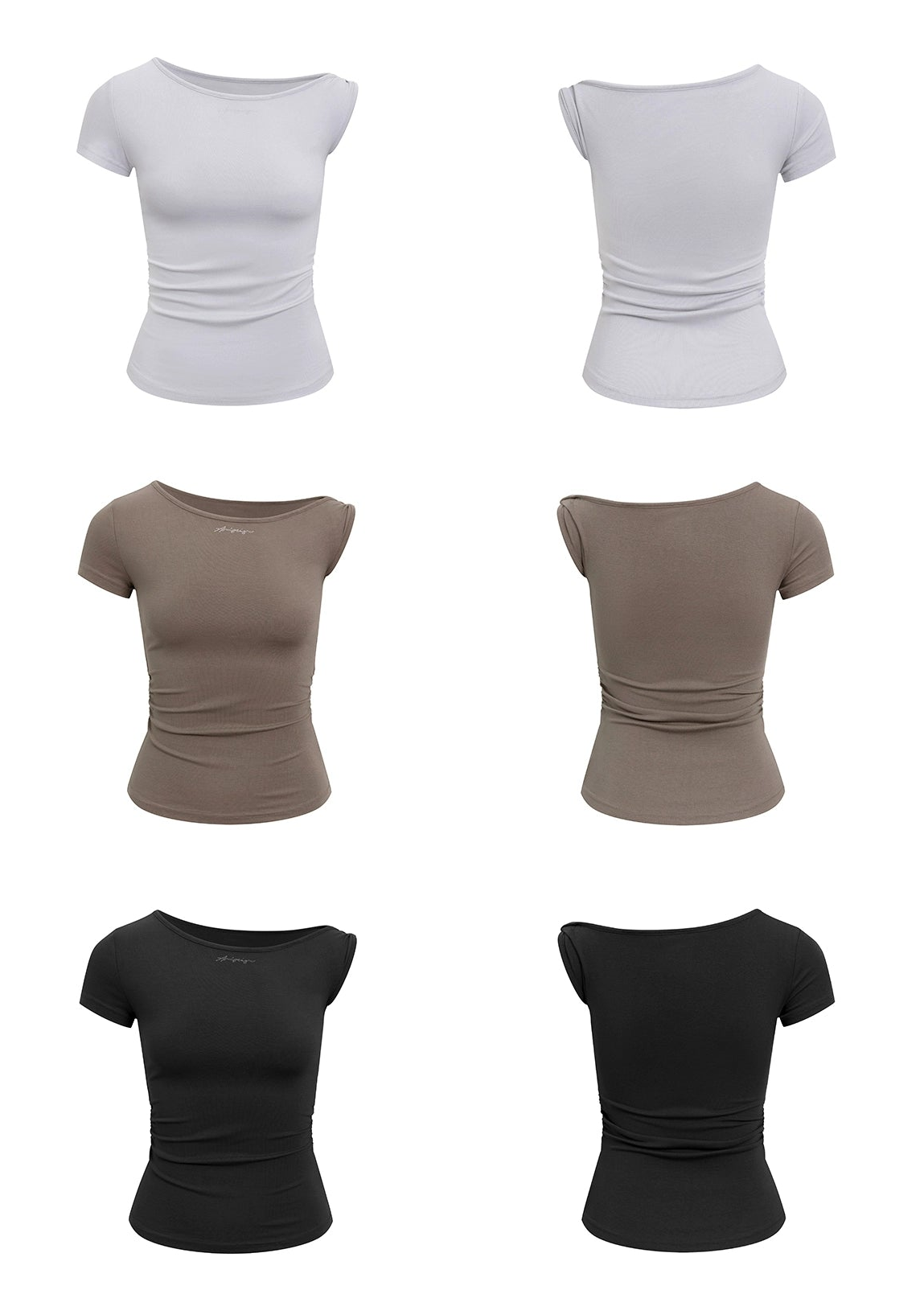 Bonnie A Shoulder Short Sleeve T-Shirt