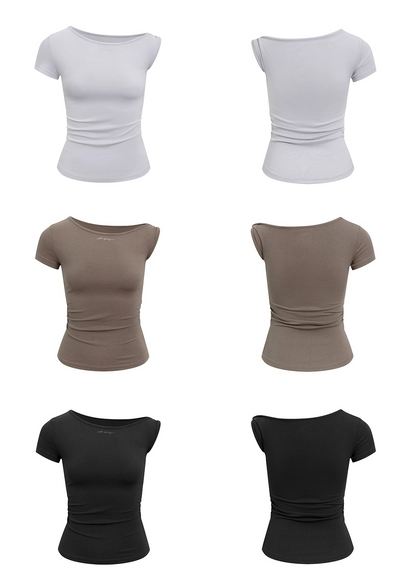 Bonnie A Shoulder Short Sleeve T-Shirt