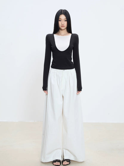 Liora Layered Scoop Top