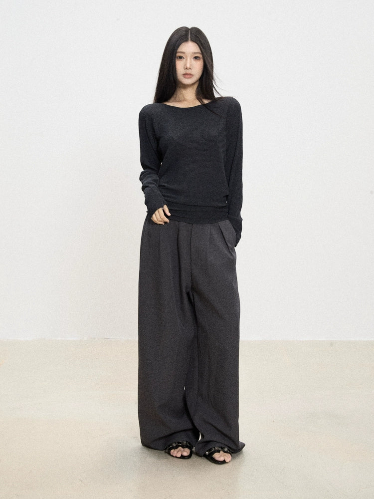 Evelyn Soft Knit Long Sleeve Top