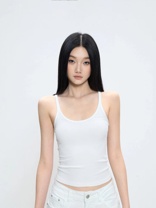 Suhwa Ribbed Basic Tank Top