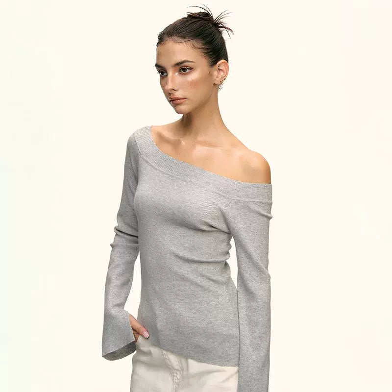 Luna Off Shoulder Ribbed Top