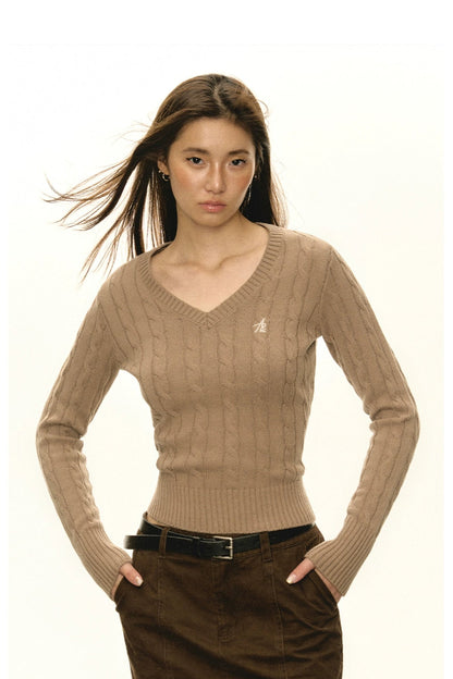 Morgan Retro Knitted Sweater